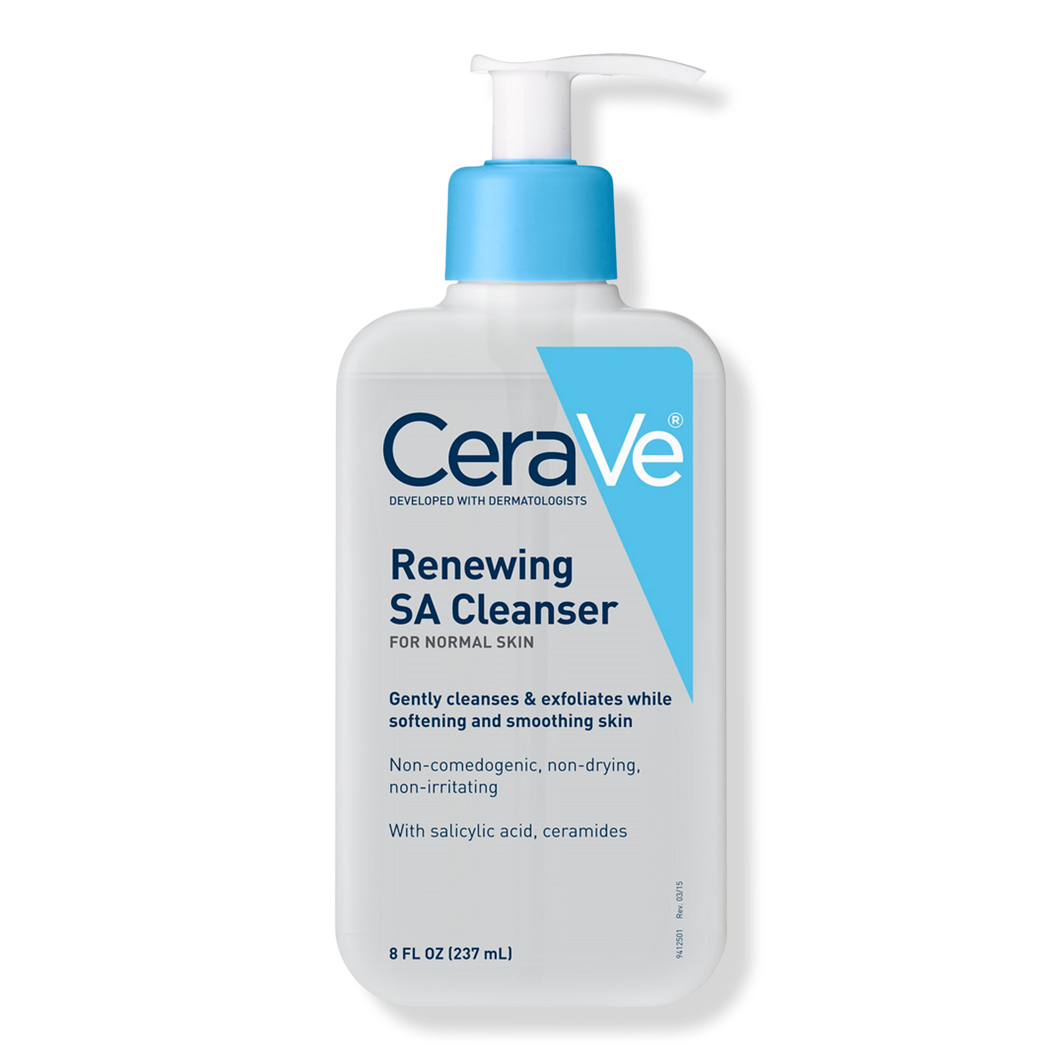 Cerave Renewing SA Cleanser with Salicylic Acid for Balanced Skin - 8oz