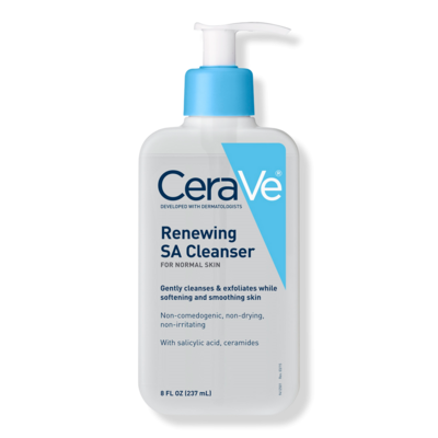 Cerave Renewing SA Cleanser with Salicylic Acid for Balanced Skin - 8oz