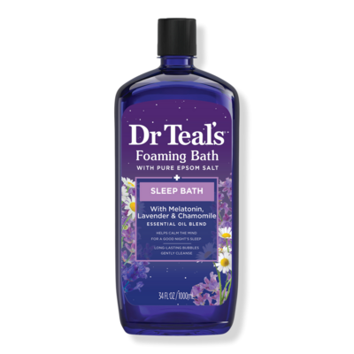 Dr. Teals Sleep Foaming Bath with Melatonin, Lavender &amp; Chamomile Essential Oils