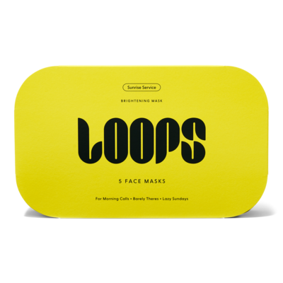 Loops Sunrise Service Brightening Face Mask