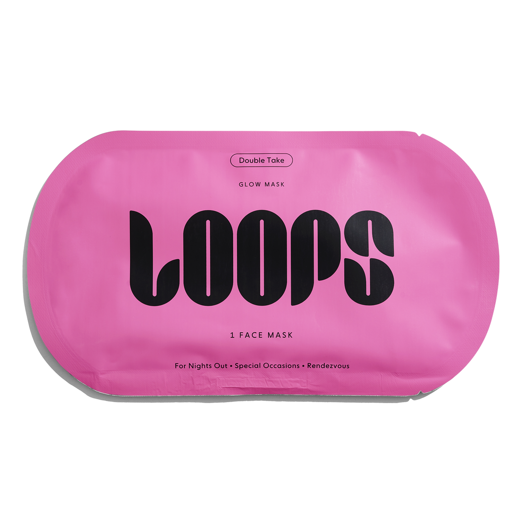 Loops Double Take Glow Face Mask
