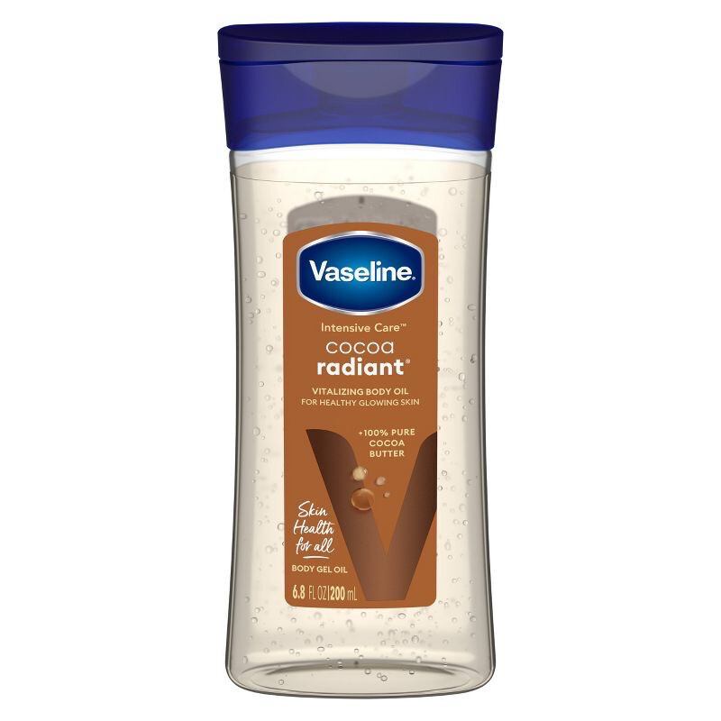 Vaseline Intensive Care Cocoa Radiant Body Gel Oil Scented 