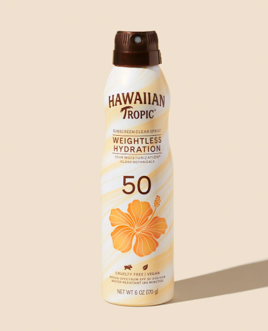 Hawaiian Tropic Weightless Hydration Clear Spray SPF 50