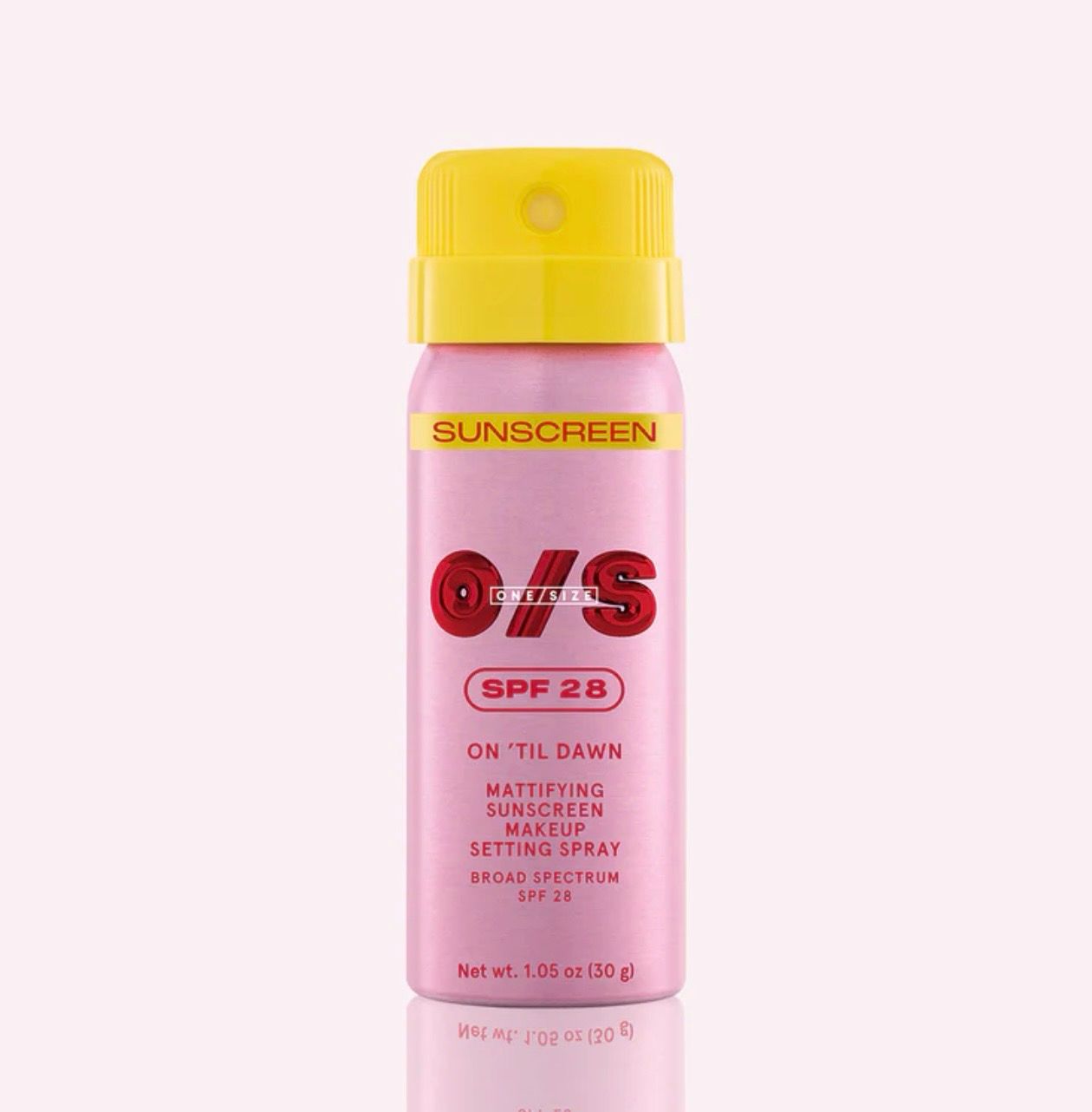 One/Size On ‘TIL Dawn Mattifying Waterproof Setting Spray W/ Sunscreen SPF 28 - Travel Size