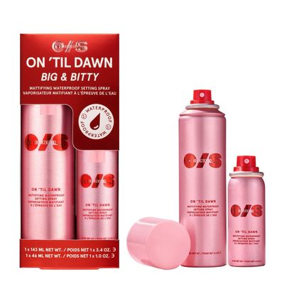 One/Size On &#39;Til Dawn Mattifying Waterproof Setting Spray Big &amp; Bitty Duo