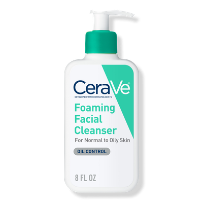 Cerave Foaming Facial Cleanser for Balanced to Oily Skin - 8oz