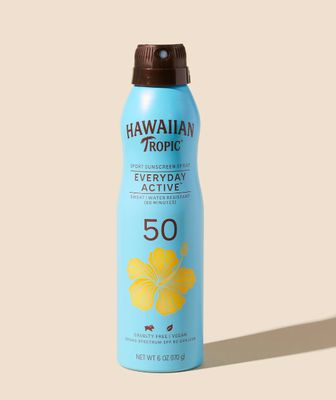 Hawaiian Tropic Everyday Active Clear Spray Sunscreen SPF 50