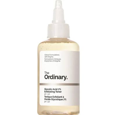 The Ordinary Travel size Glycolic Acid 7% Exfoliating Toner - 100ml