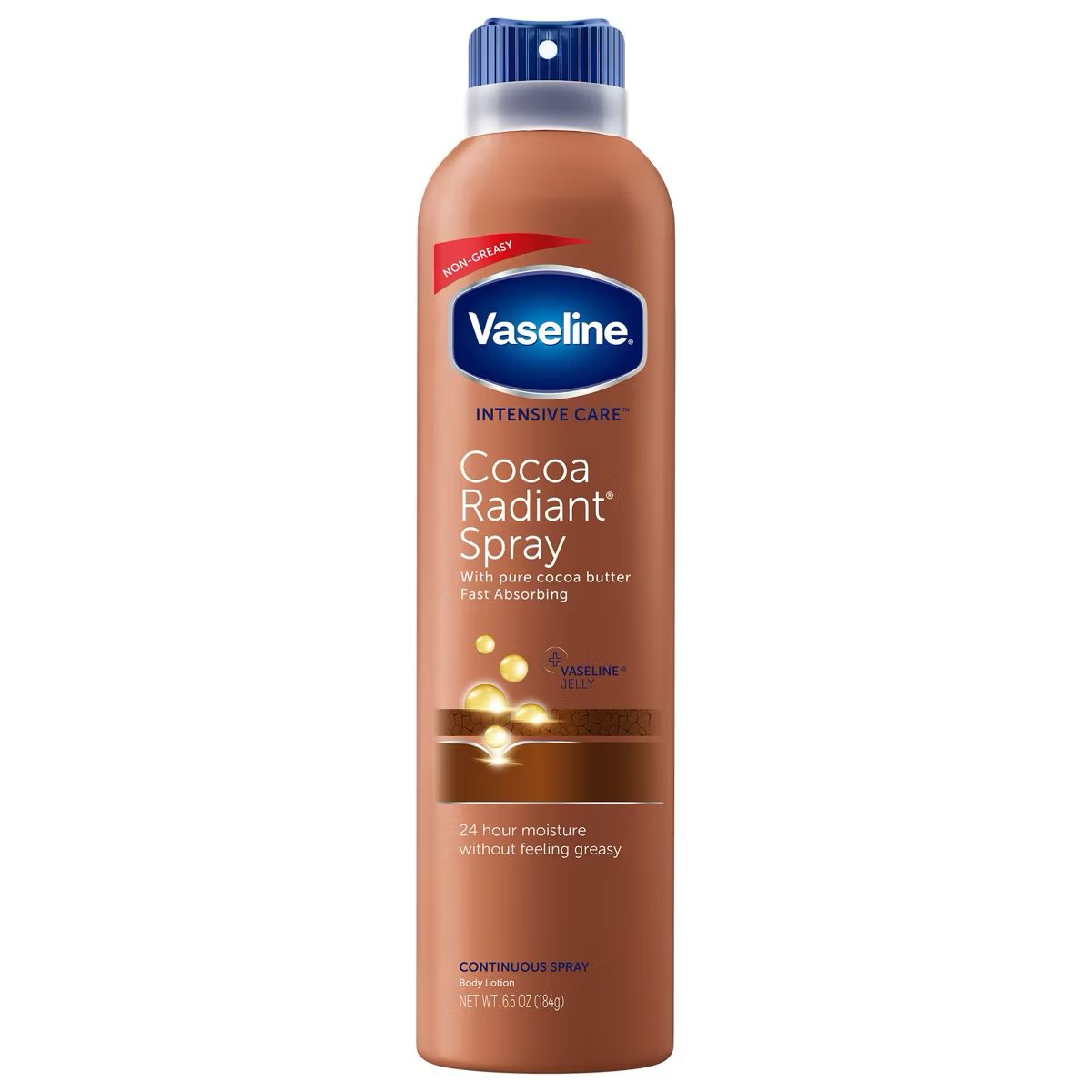 Vaseline Intensive Care Cocoa Radiant Spray Moisturizer Cocoa Butter