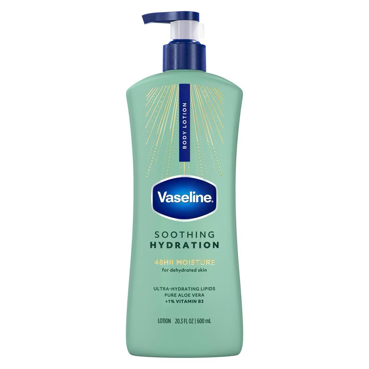 Vaseline Intensive Care Moisturizing Ceramide Body Lotion with Aloe Vera Soothing Hydration