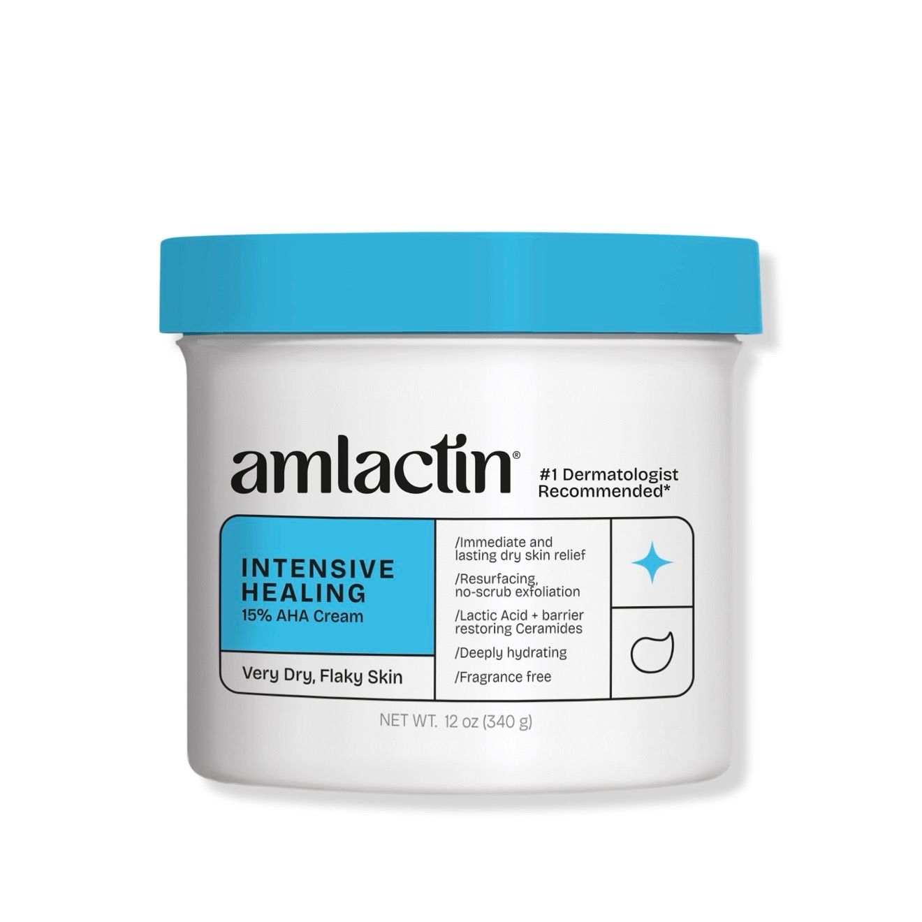 AmLactin Intensive Healing Cream with 15% Lactic Acid AHA