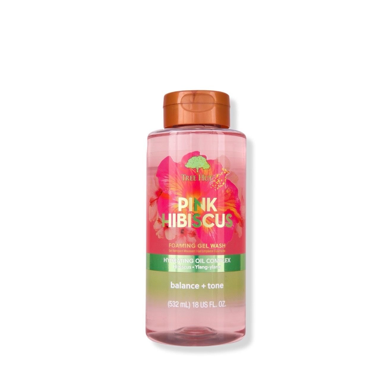 Tree Hut Pink Hibiscus Foaming Gel Body Wash