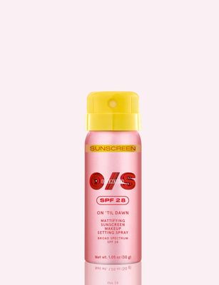 One/Size On ‘Til Dawn Mattifying Sunscreen Makeup Setting Spray SPF 28 Full-Sized