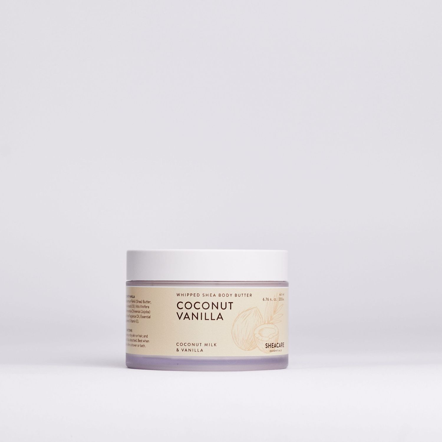 Sheacare Essentials Whipped Shea Body Butter - Coconut Vanilla 200ml