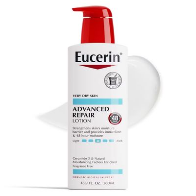 Eucerin Advanced Repair Unscented Body Lotion for Dry Skin