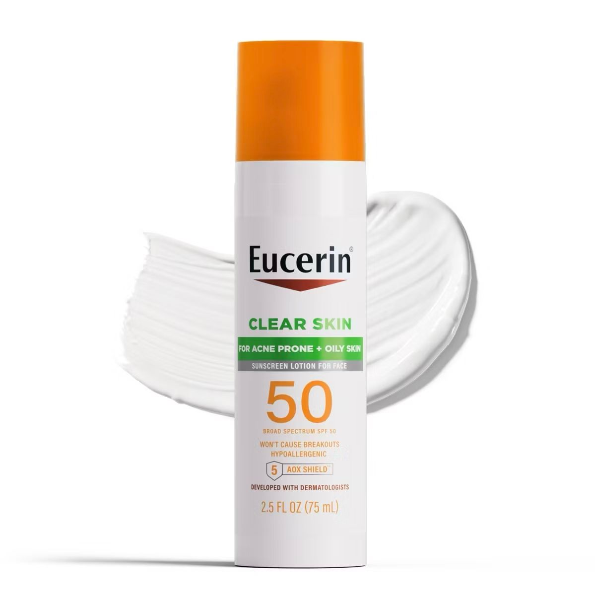 Eucerin Face Clear Skin Sunscreen Lotion - SPF 50