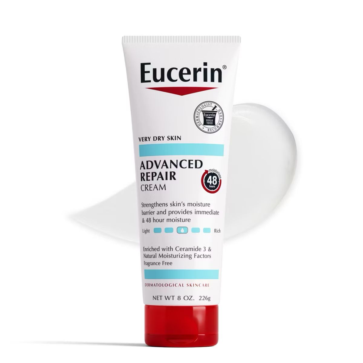 Eucerin Advanced Repair Unscented Body Lotion for Dry Skin