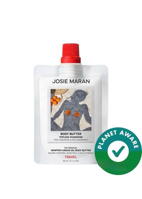 Josie Maran Whipped Argan Oil Refillable Firming Body Butter Jar - Topless Tangerine