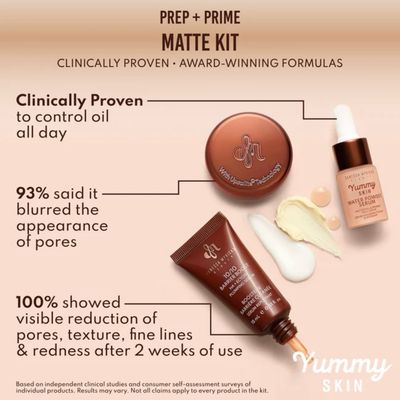 Danessa Myricks Mini Yummy Skin Matte Finish Finish Skin Prep Essential Kit