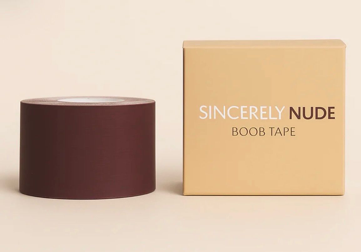 Sincerely Nude - Push-Up Boob Tape – Lift, Support &amp; Enhance (Size A-C) - Ebony