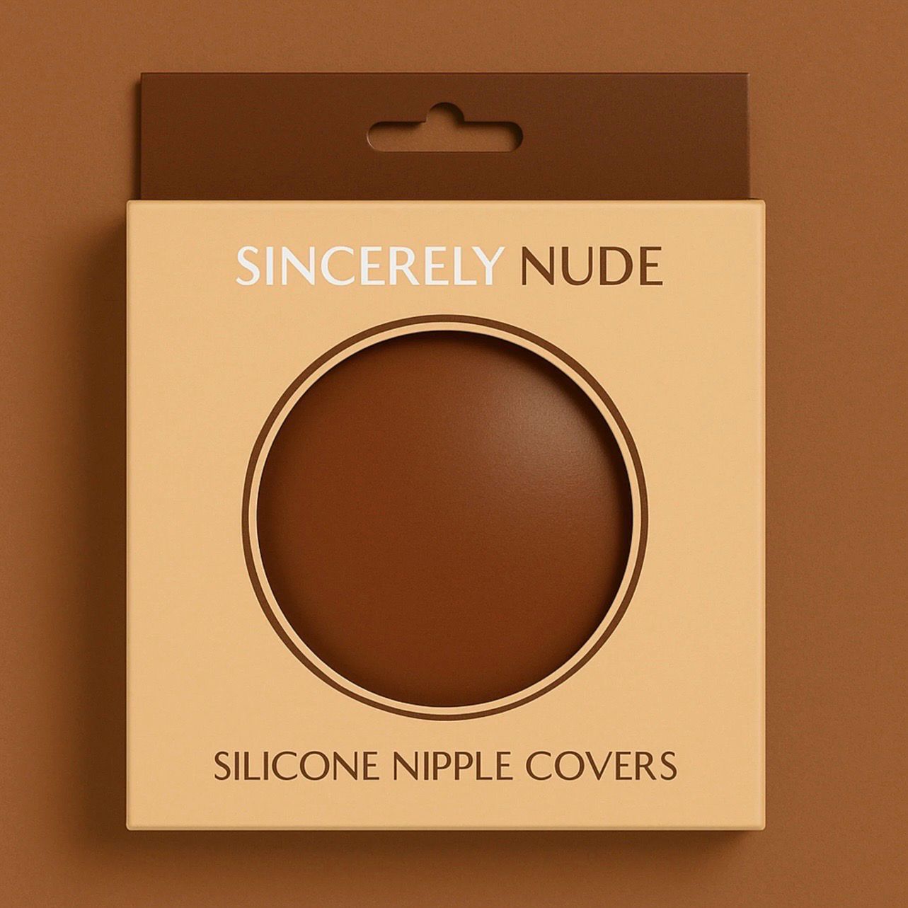 Sincerely Nude - Reusable Silicone Nipple Covers - Ginger/Ebony