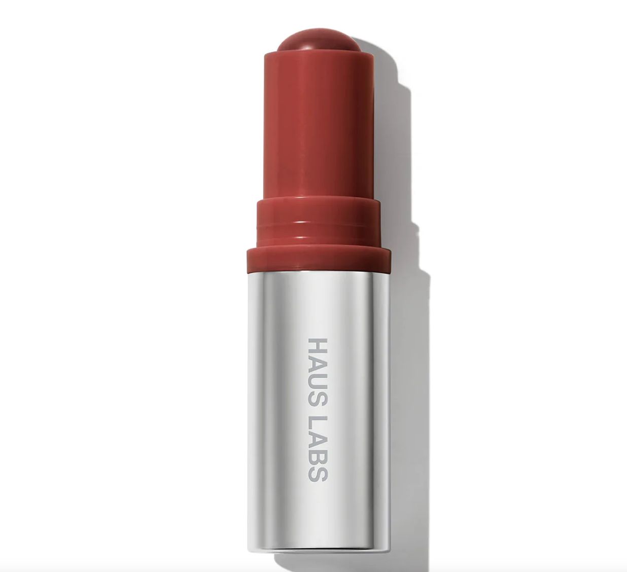 Haus Labs Color Fuse Glassy Blush Balm Stick - Glassy Cayenne 