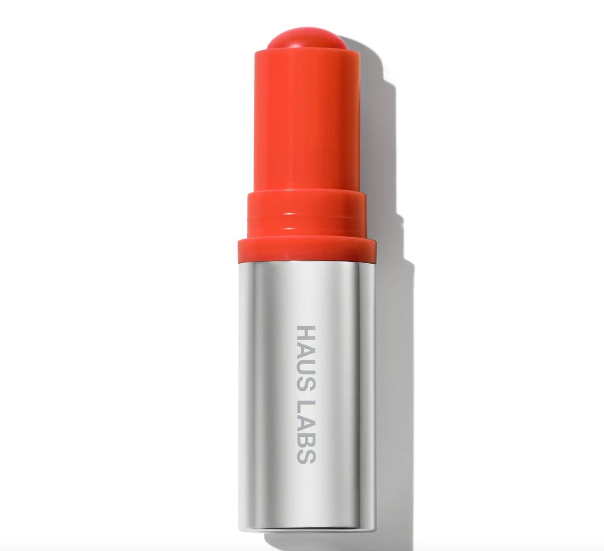 Haus Labs Color Fuse Glassy Blush Balm Stick - Glassy Tangelo 