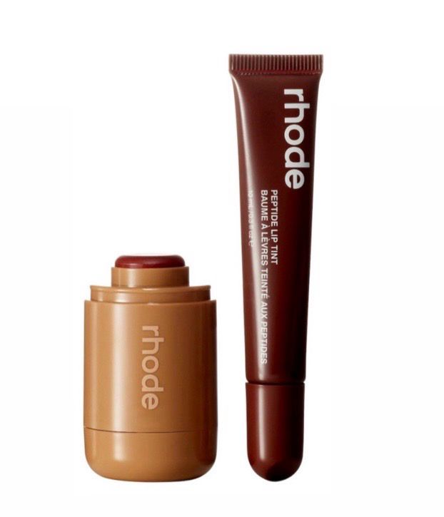 Rhode Pocket Pair Limited Edition Lip + Cheek Set - Toasted Teddy + Expresso