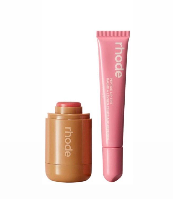 Rhode Pocket Pair Limited Edition Lip + Cheek Set - Sleepy Girl + Pretzel