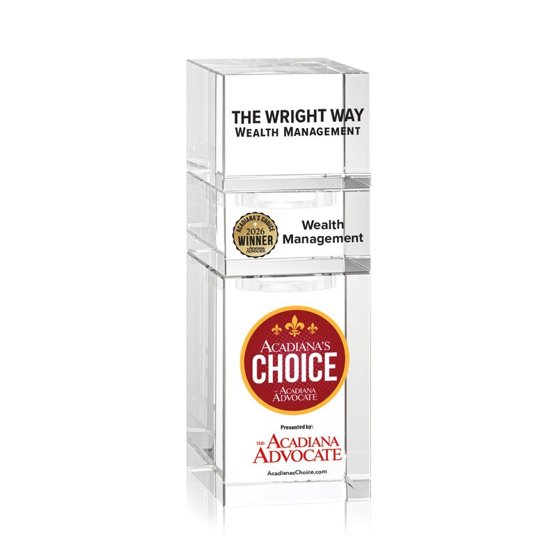Crystal Winner's Award - Stackable Tower