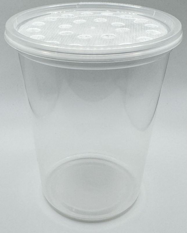 Fruit Fly Cup Kit (cup, lid, excelsior)