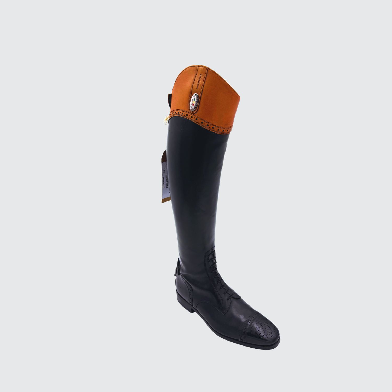Custom Boots Boston Black with Boston 507 Top