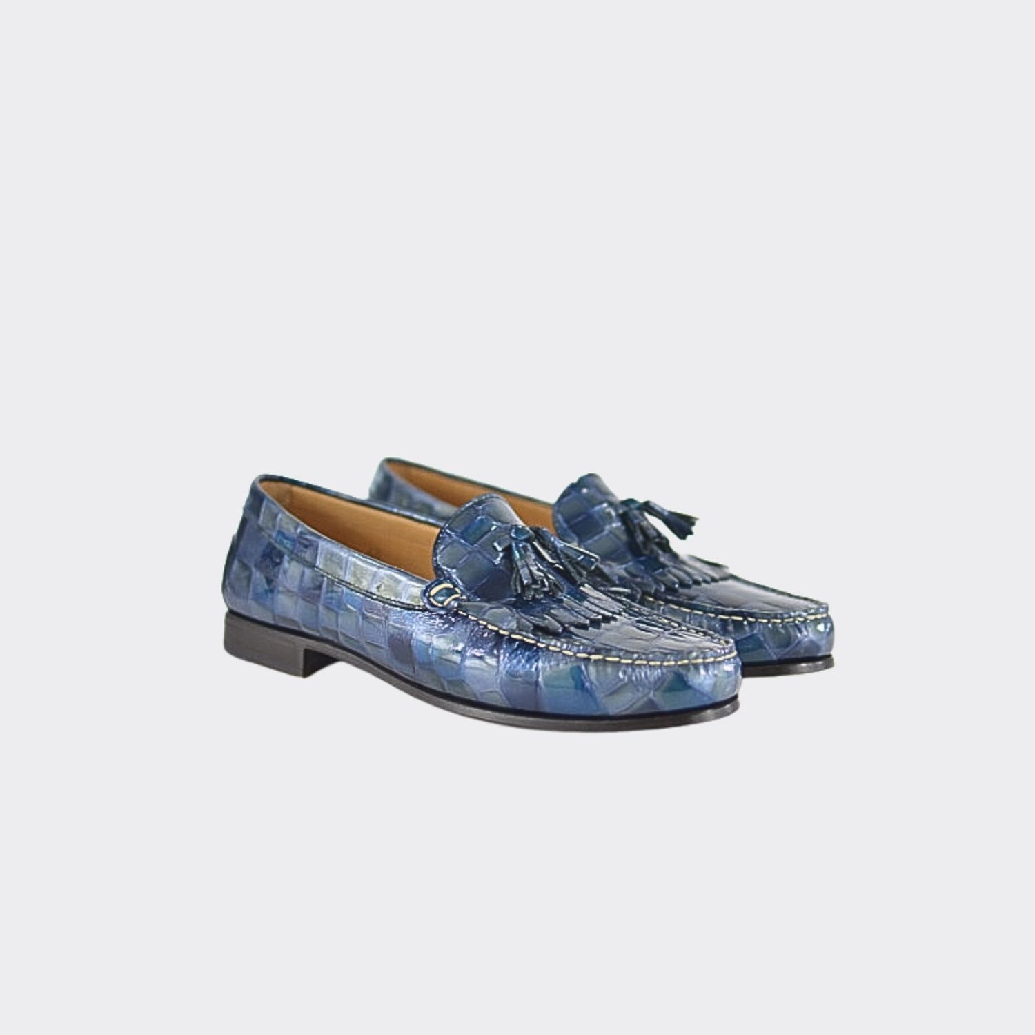Blue Croc Loafer