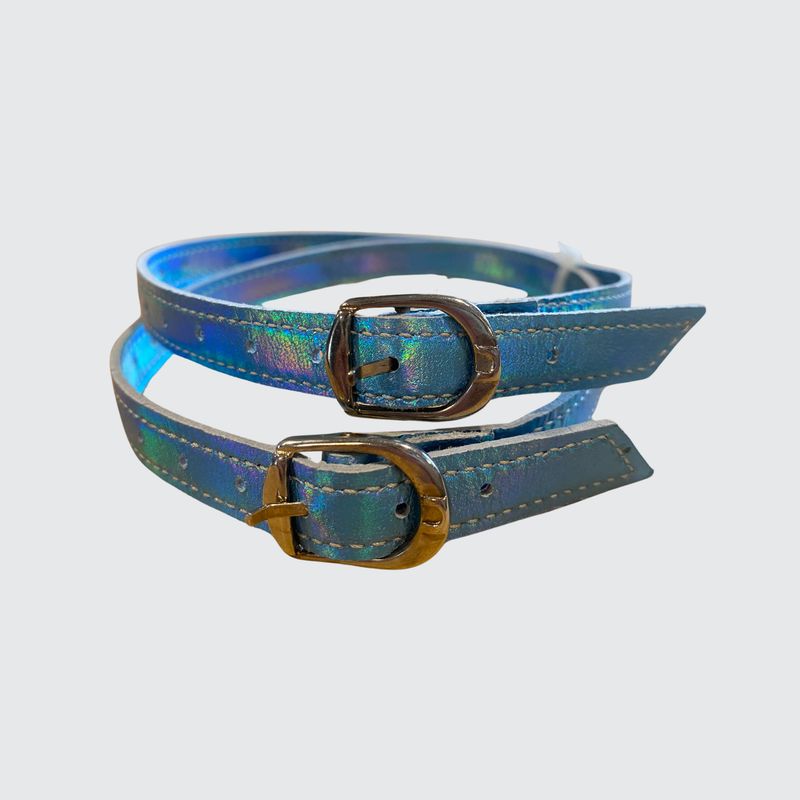 Neon Blue Spur Straps