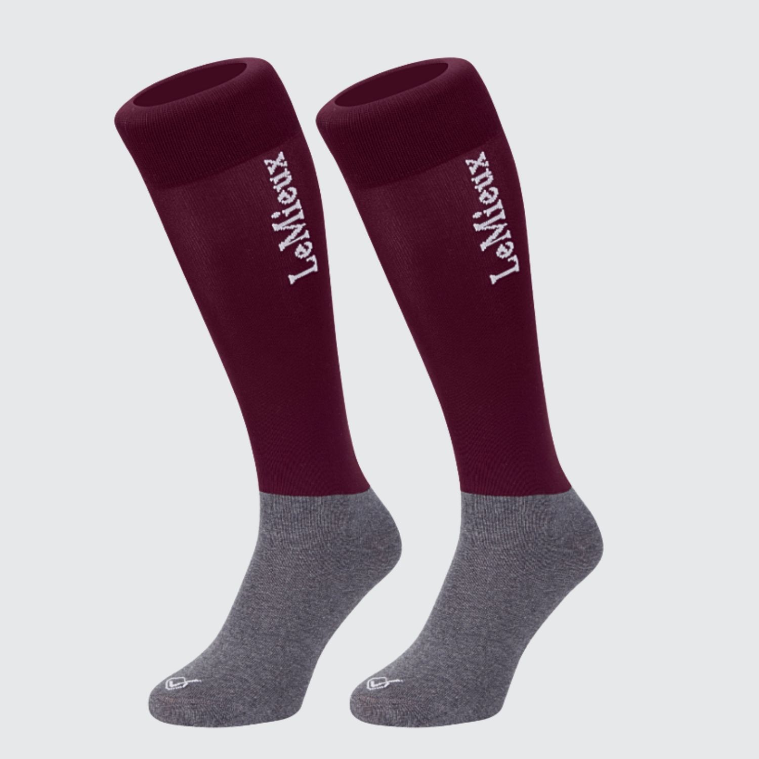 Competition Socks Burgundy (Twin Pack) Medium Burgundy