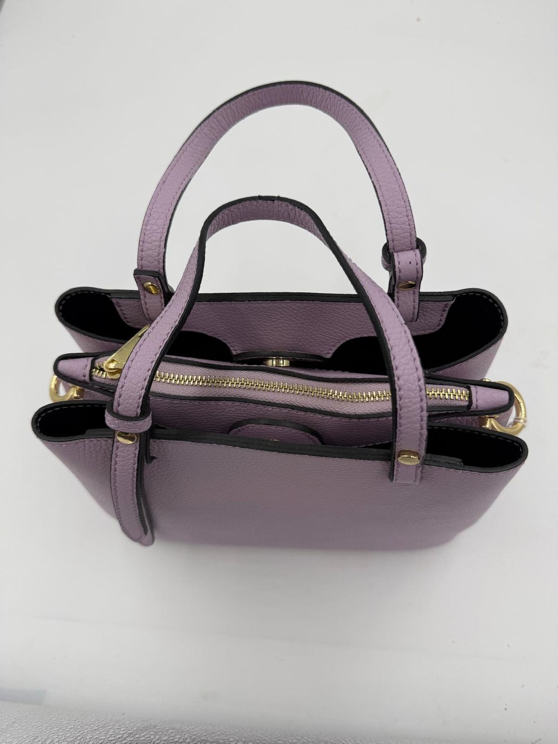 Handbag- Made in Italy purple