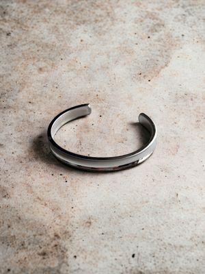 Chic Hair-Tie Bracelet - Chrome Silver