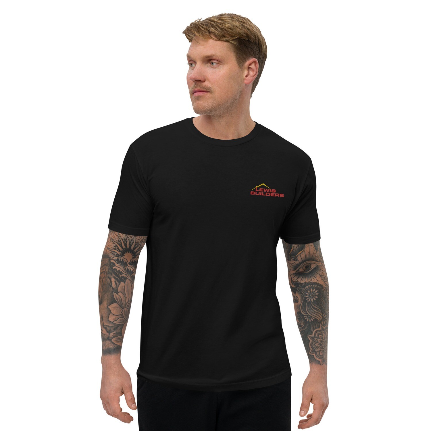 Lewis Builders Embroidered Short Sleeve T-shirt