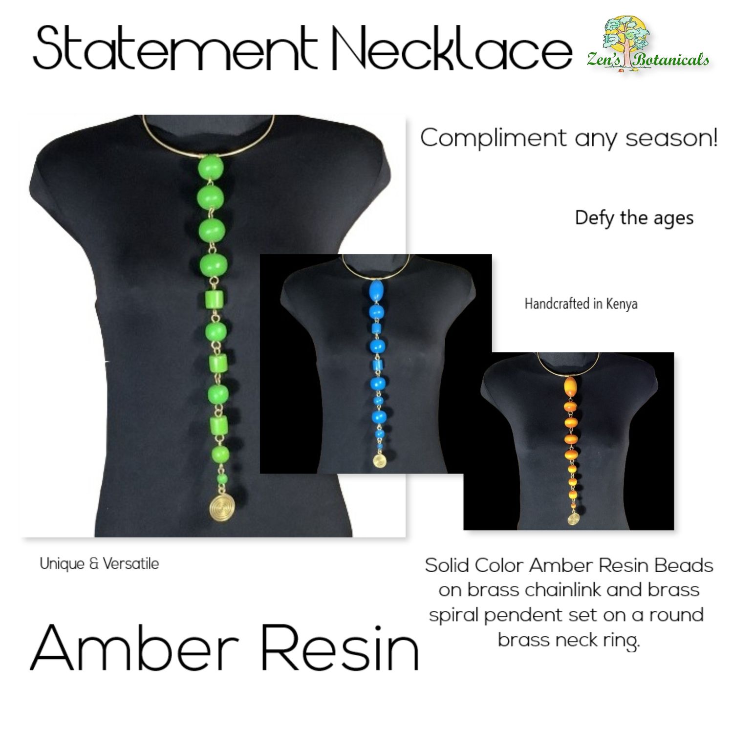 Amber Statement Necklace