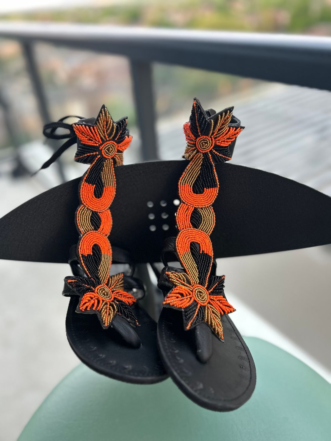 Gladiator Flower Rising Sandals