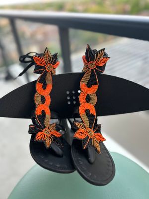 Gladiator Flower Rising Sandals