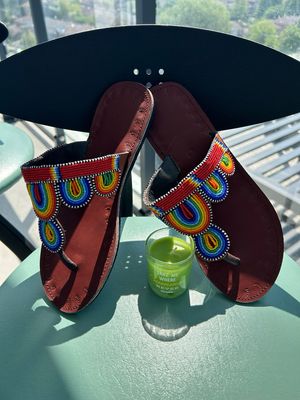 Rainbow Fresh Flat Masai Sandals