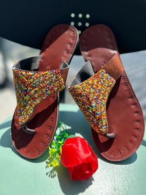 Beadazzle Masai Beaded Sandals