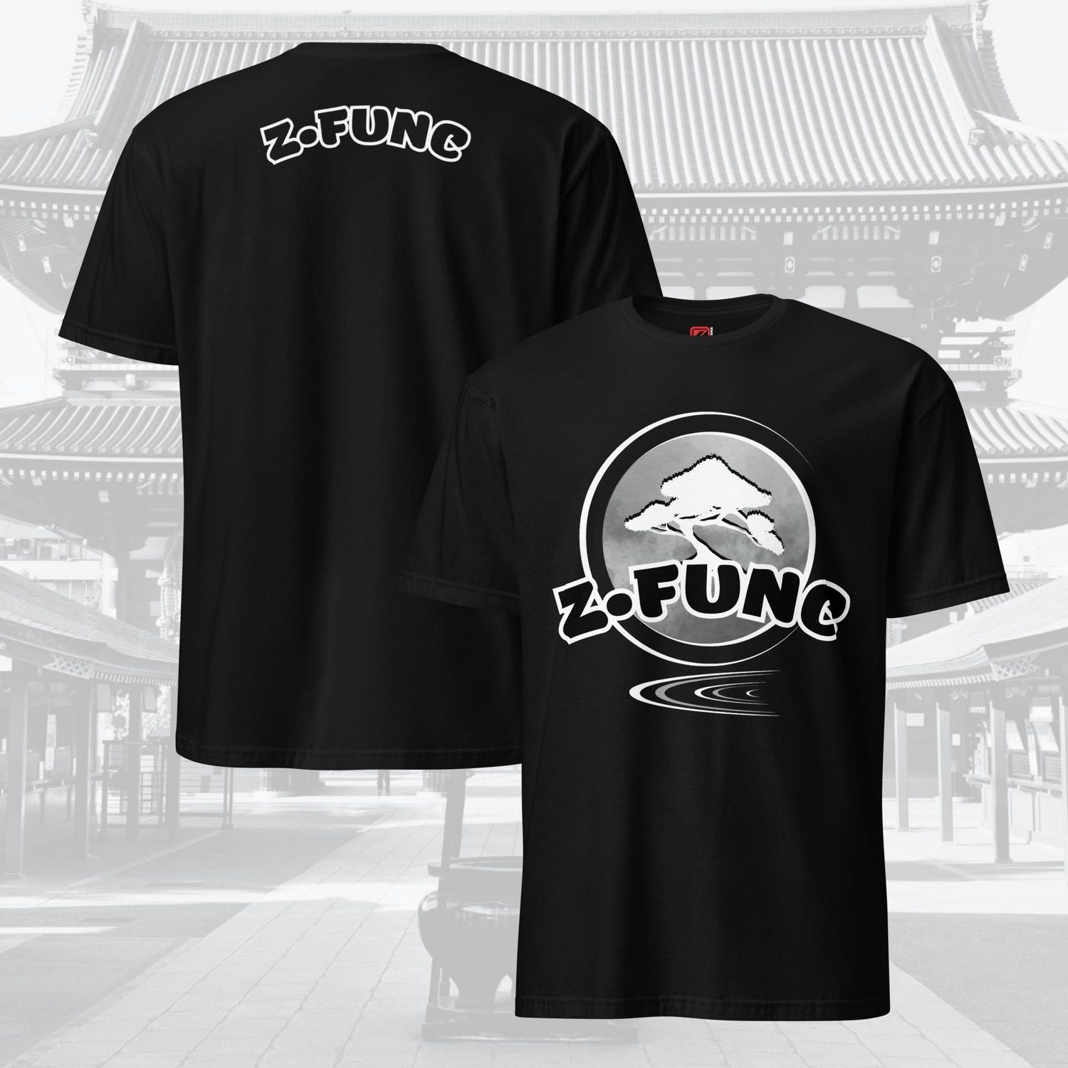 Z-FUNC Classic Print &quot;Bonsai Eclipse&quot; Softstyle T-Shirt