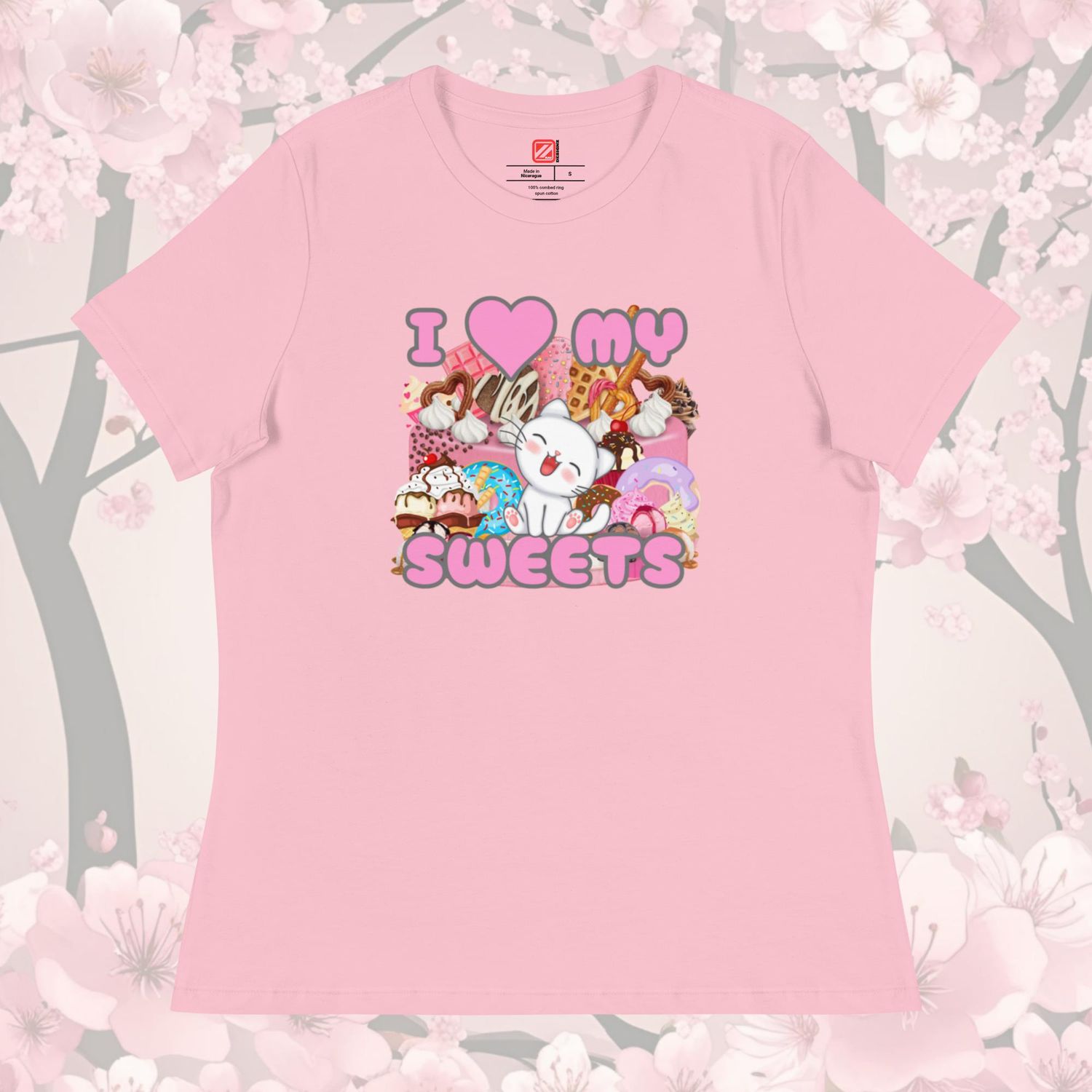 Z-FUNC Sweet Cake Women&#39;s Relaxed Fit T-Shirt