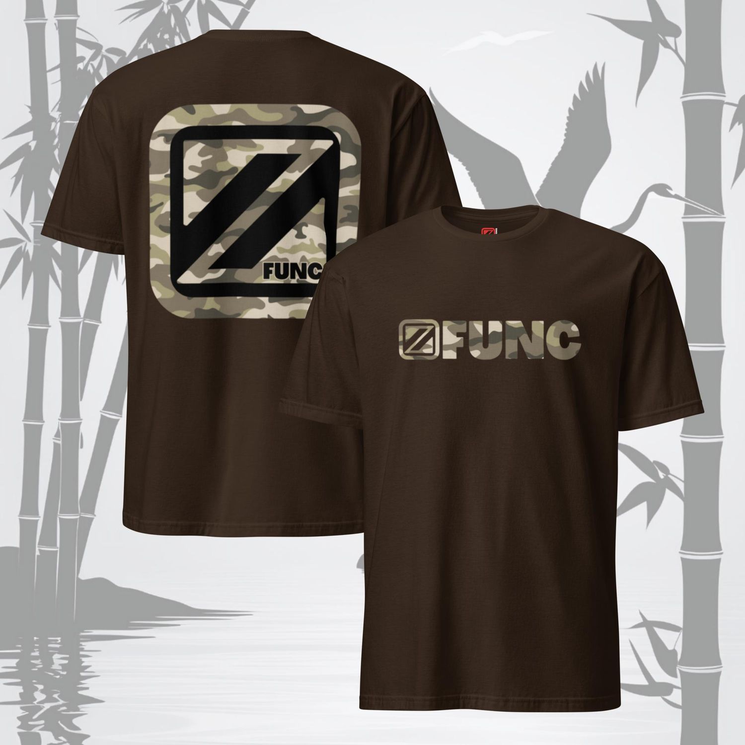 Z-FUNC Brand Logo Softstyle &quot;Cammo&quot; T-Shirt