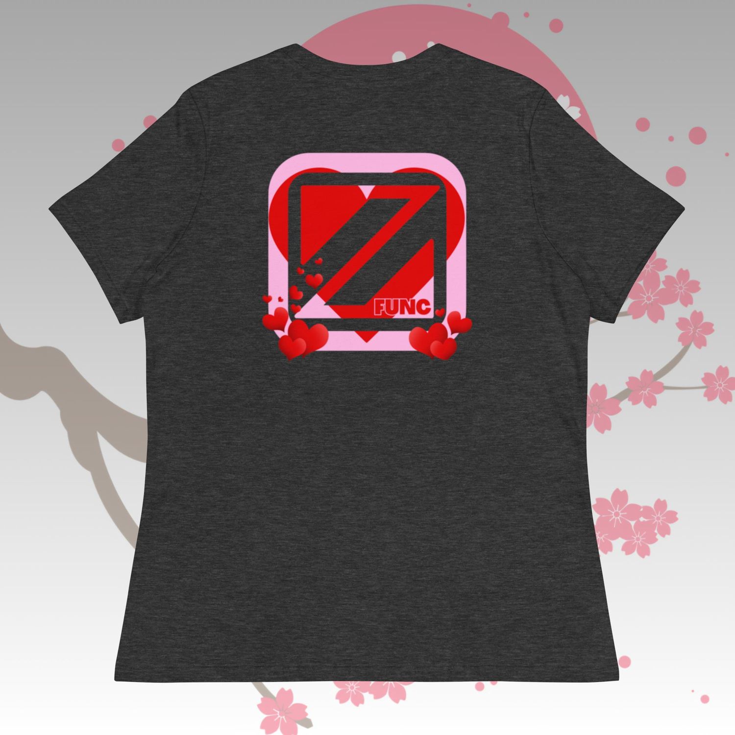Z-FUNC &quot;I Heart&quot; Brand Logo Women&#39;s Relaxed T-Shirt