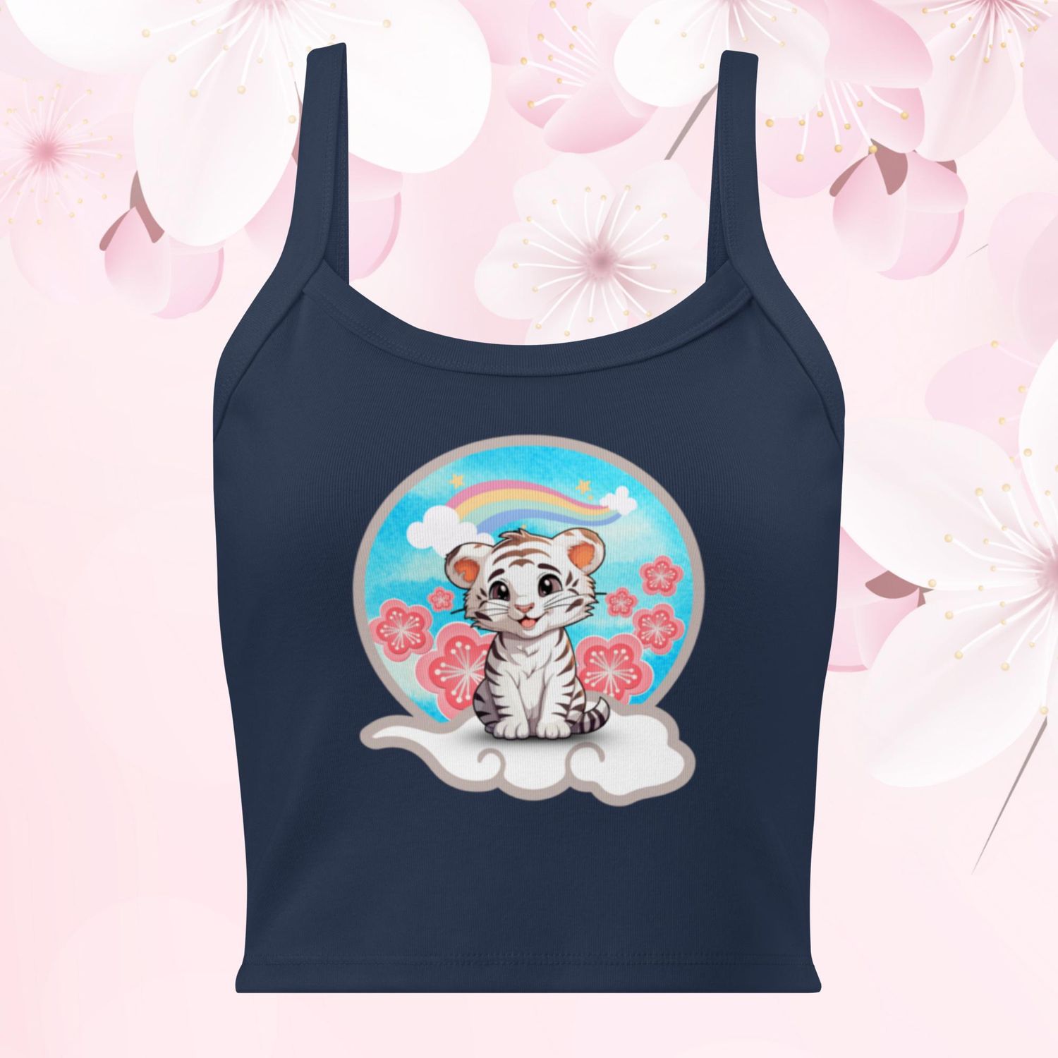 Women’s &quot;Tiger Cub&quot; Micro-rib Tank Top