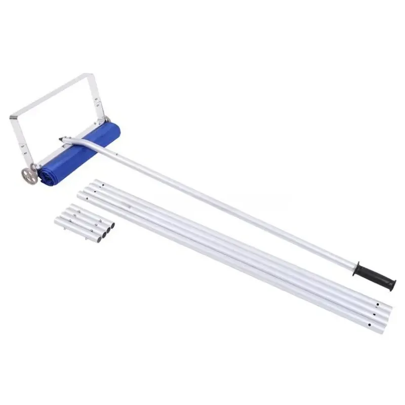 Solar Panel Snow Remove Tool with 20 ft Extendable Pole Roof  Rake