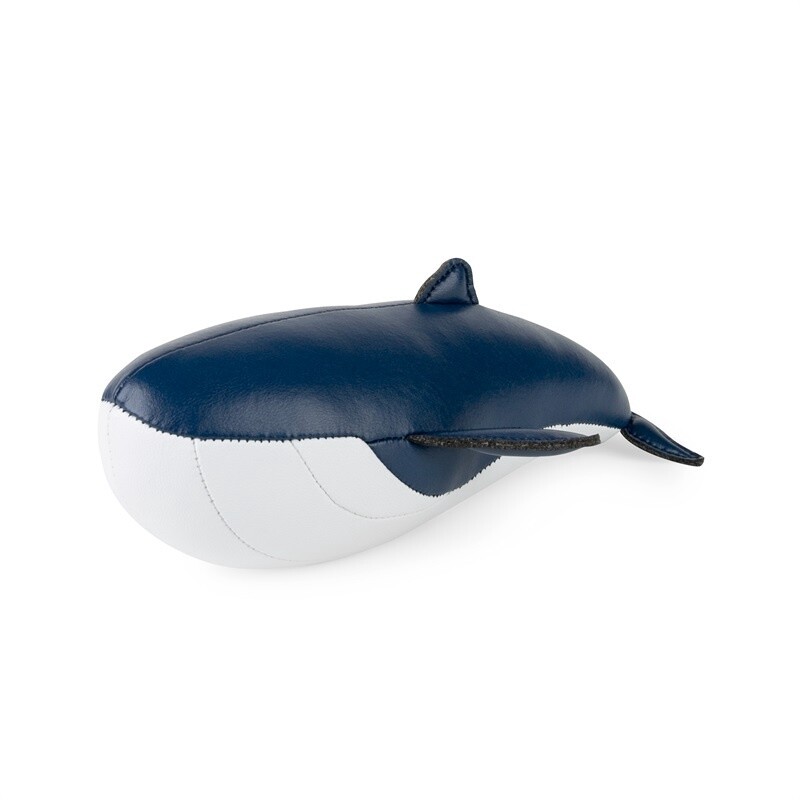 Paperweight Whale Wave - Midnight blue